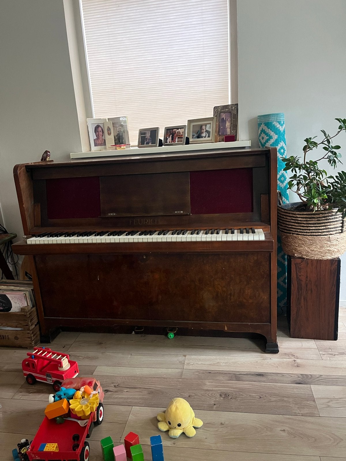 Gratis Feurich Piano - Klassiek en Elegant, Ophalen, Gebruikt, Bruin, Piano