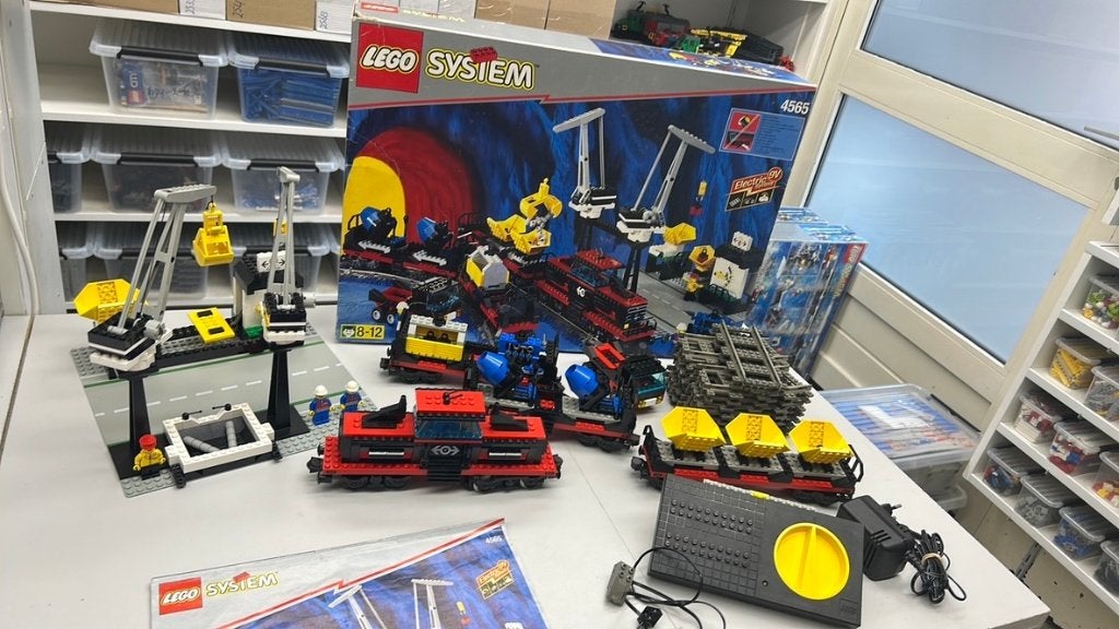 SB2643 Lego trein9BV 4565 compleet, Ophalen of Verzenden, Zo goed als nieuw