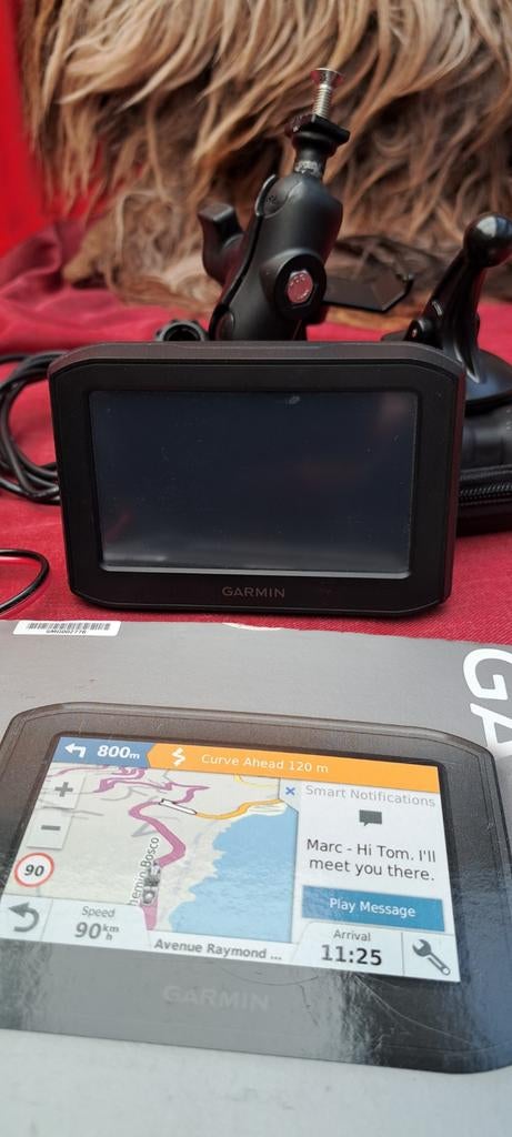 Garmin Zumo 395LM Motor GPS met Scala Rider Q2 Pro, Motoren, Ophalen of Verzenden, Gebruikt