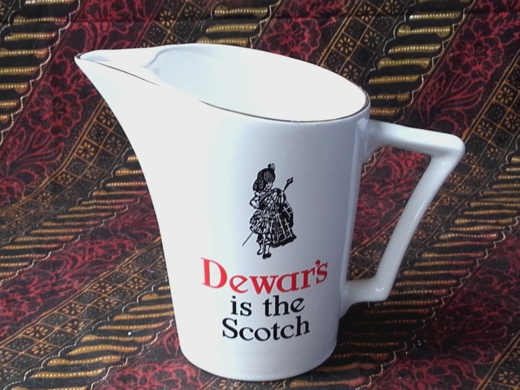 Mooie vintage Wade Dewar's whiskykan uit Engeland 16,5 cm., Ophalen of Verzenden