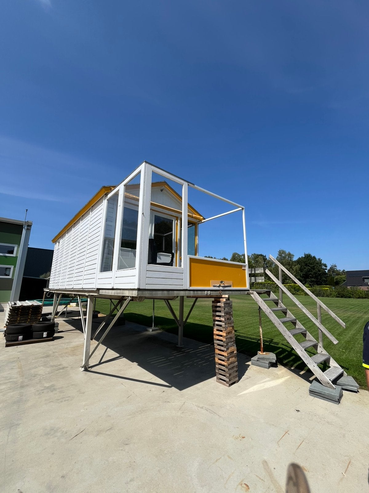Woonunit, Strandhuisje, zorgwoning, tijdelijke woonunit, Ophalen of Verzenden, Gebruikt
