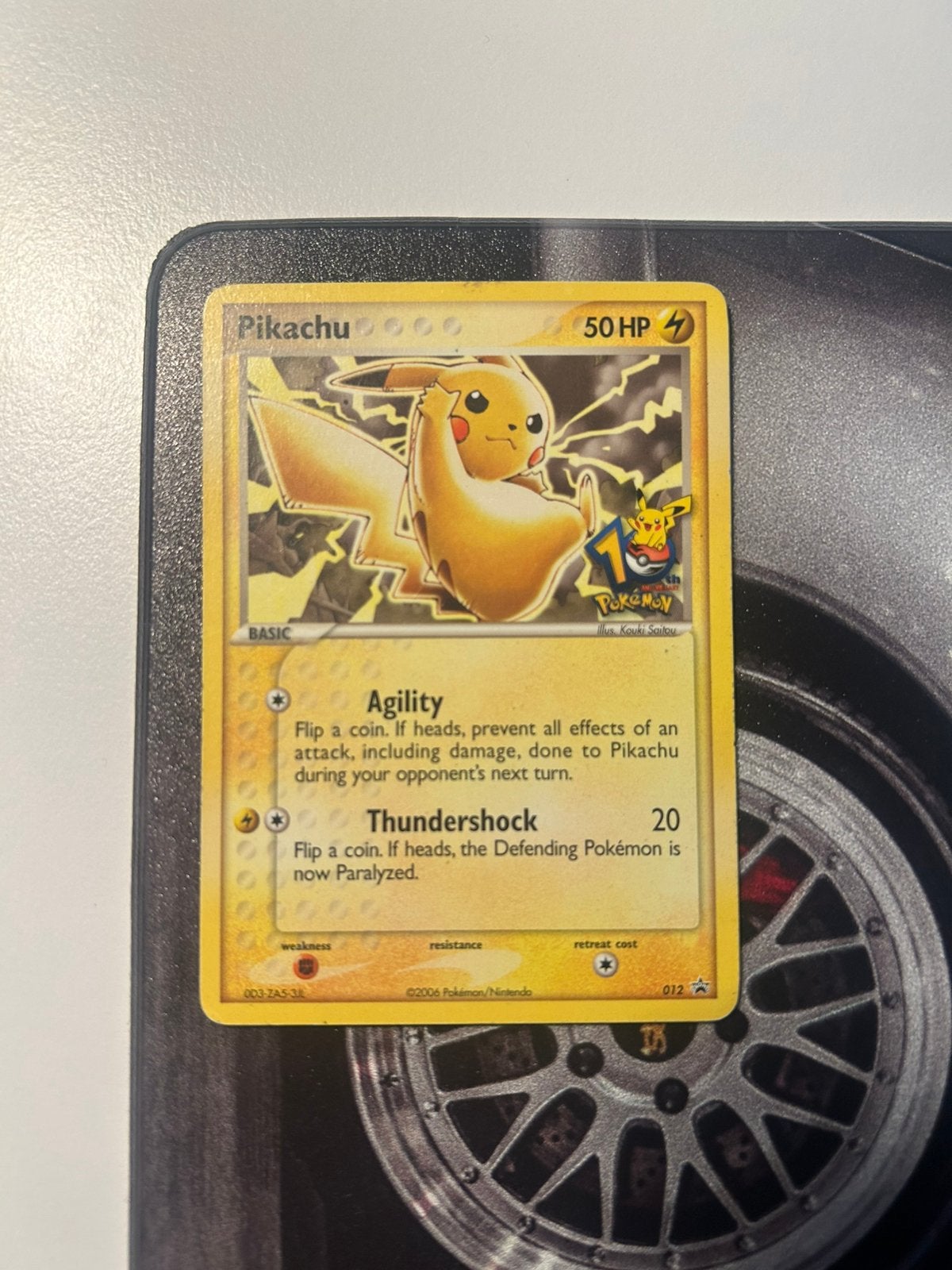 Pikachu 012 promo 2006 10 jaar anniversary, Ophalen of Verzenden, Zo goed als nieuw