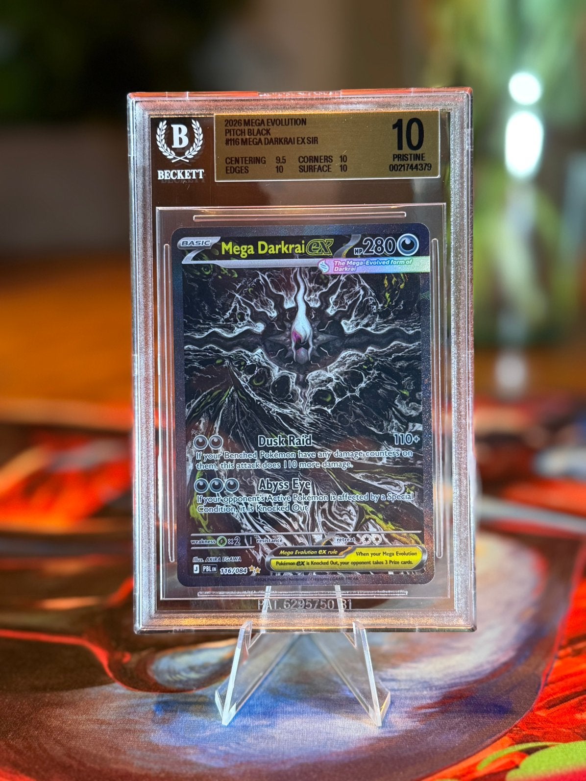 Mega Darkrai EX SIR #116 (BGS 10), Ophalen of Verzenden, Nieuw