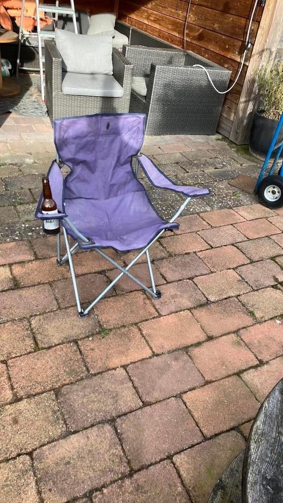 Vissersstoeltje opvouwbaar, Ophalen, Gebruikt, Campingstoel