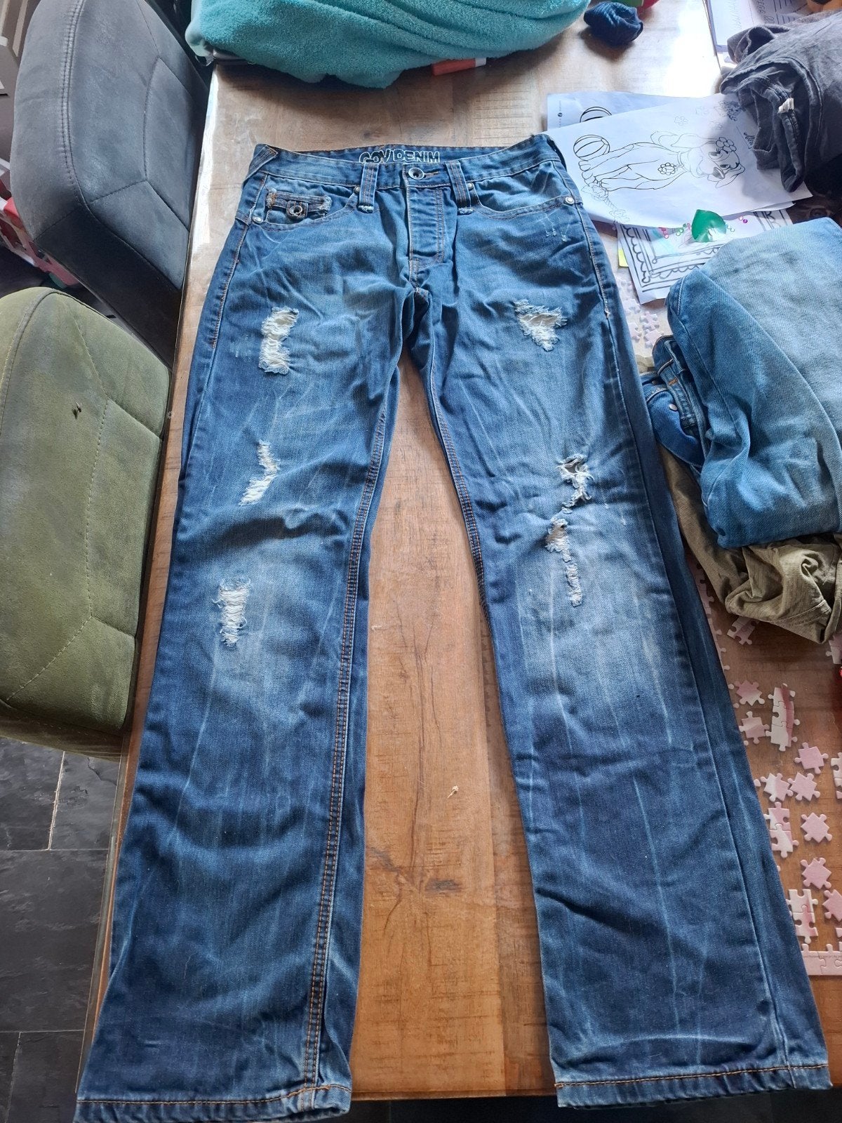 Jeans 30-31, Ophalen, Zo goed als nieuw, Blauw, W32 (confectie 46) of kleiner