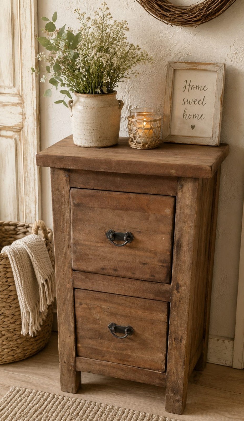Teak hout ladekast 70 cm   type arizona70, Nieuw, Minder dan 100 cm, 25 tot 50 cm, 50 tot 100 cm