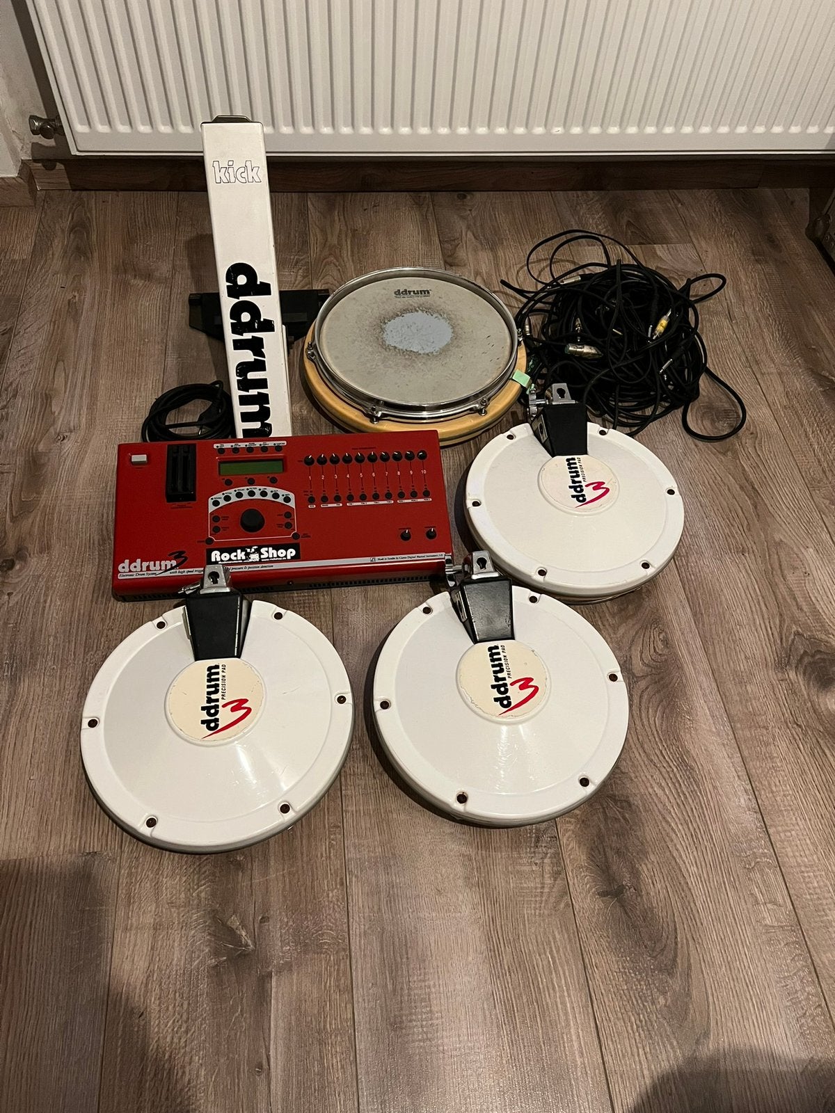 ddrum 3 set / e-drum drumstel / kick, snare, tom, kabels, Ophalen, Gebruikt, Overige merken, Elektronisch