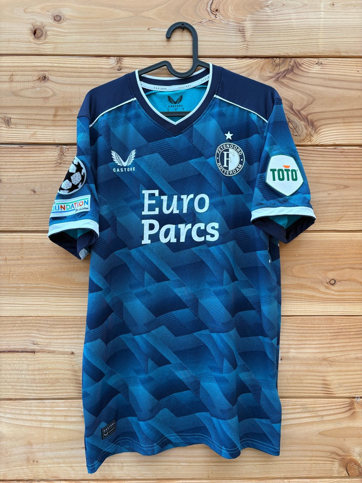Matchworn Feyenoord Champions League shirt ZERROUKI #6, Ophalen of Verzenden, Gebruikt, Shirt