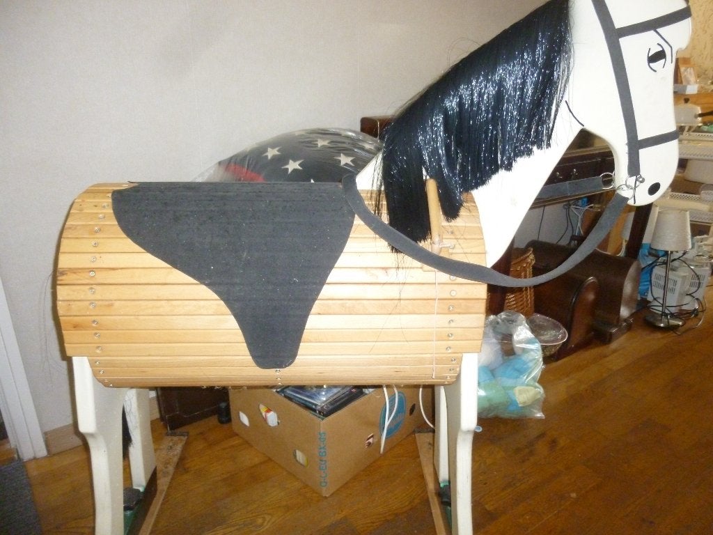 Houten Paard  (therapeutsch, Ophalen, Gebruikt