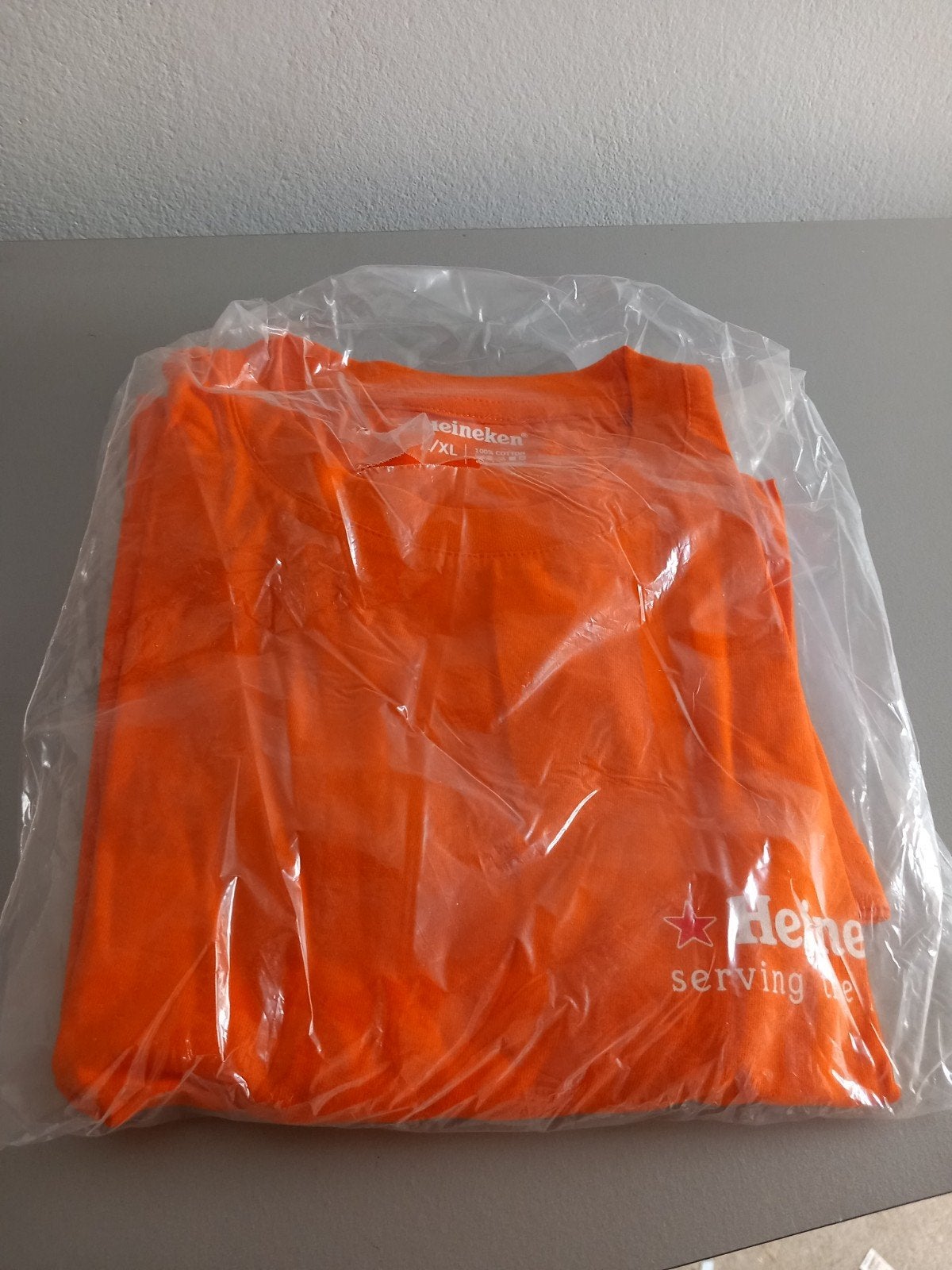 Heineken T-shirt Oranje Maat XL Nieuw in verpakking, Oranje, Ophalen of Verzenden, Heineken, Maat 56/58 (XL)