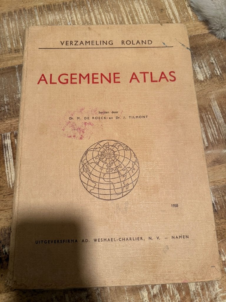 Algemene atlas, verzameling Roland 1958, Gelezen, Overige atlassen, Ophalen of Verzenden, 1800 tot 2000