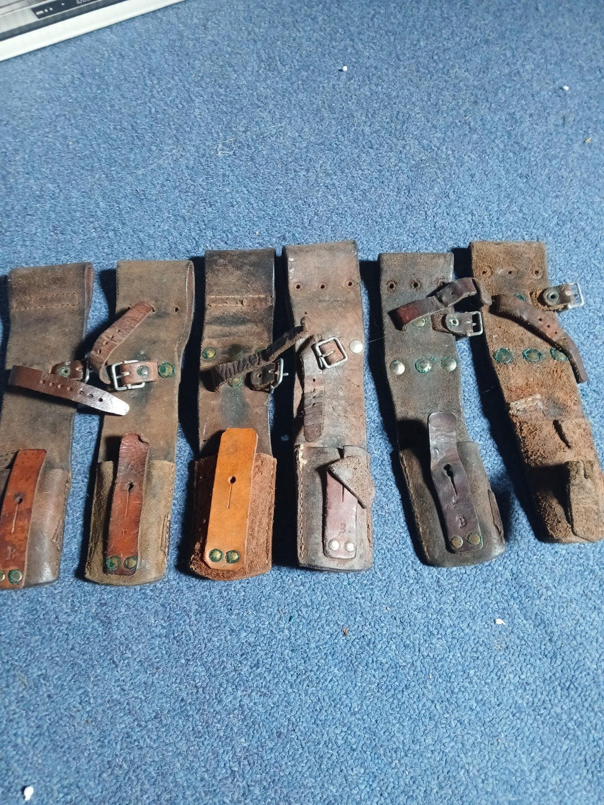 Set van 6 bajonet dragers m1896, Ophalen of Verzenden, Overige soorten, Overige gebieden, Overige typen