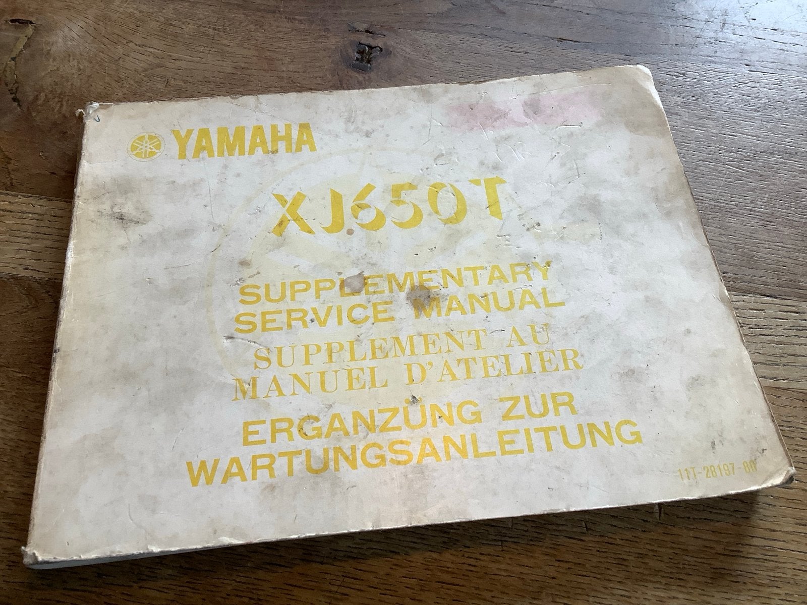 Yamaha XJ650T. Service Manual - Werkplaatshandboek., Verzenden, Yamaha