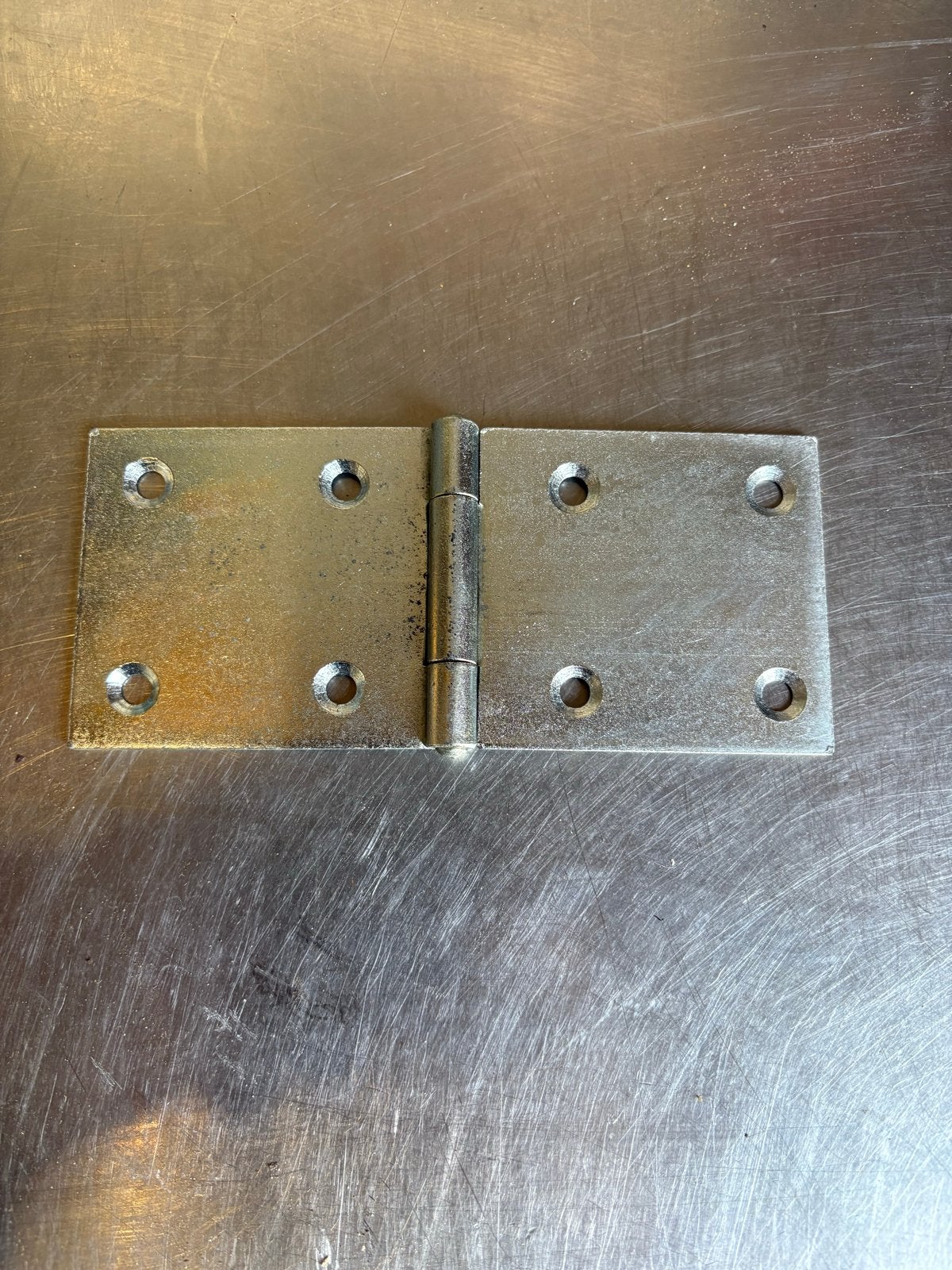 Nieuw scharnier 75x80mm, Ophalen, Gebruikt, IJzer, Scharnier