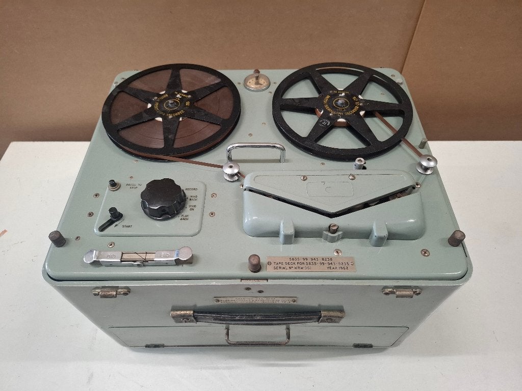 Vintage Bandrecorder British Ferrograph Recorder Co. 1962, Ophalen, British Ferrograph Recorder Co., Met banden, Onbekend