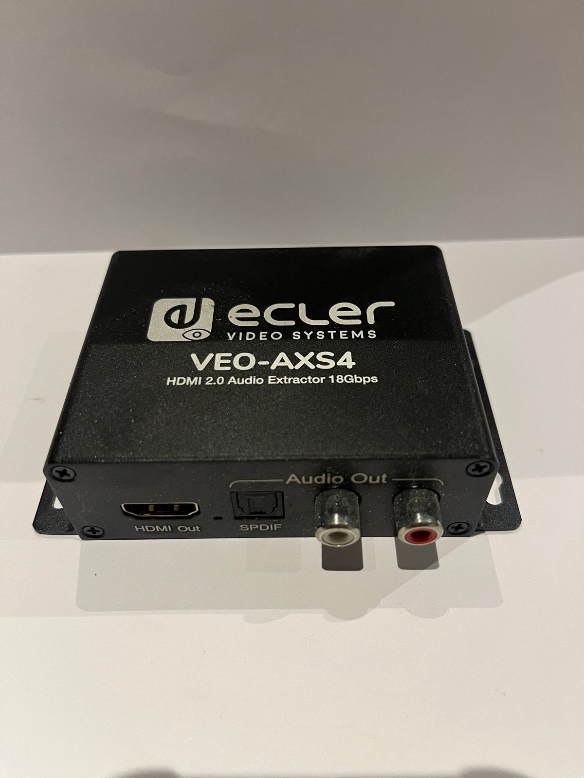 Ecler VEO-AXS4 HDMI 2.0 Audio Extractor 18Gbps, Geen, Ophalen of Verzenden, Zo goed als nieuw, Geen