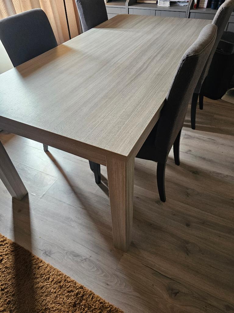 Gratis! Eetkamer Tafel&Stoelen, Ophalen, Gebruikt, Modern, 4 tot 6 stoelen