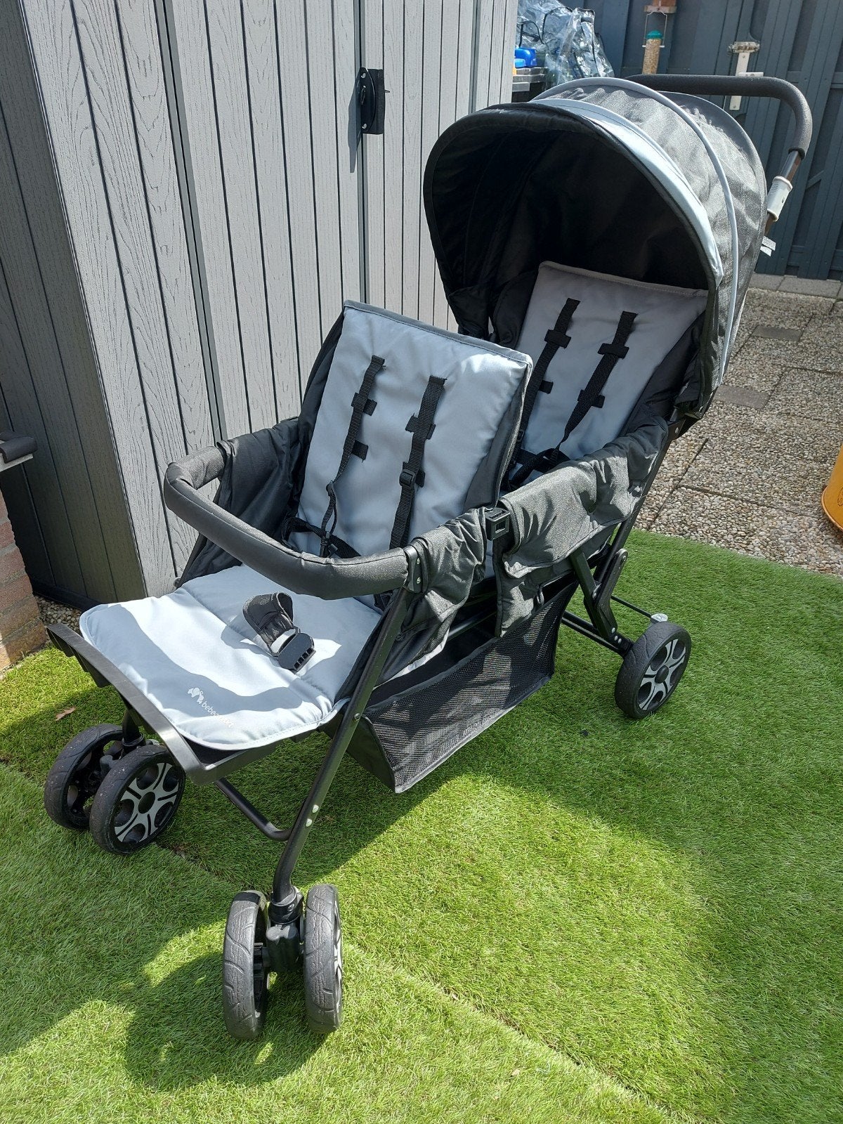 Duowagen, tweeling wagen, Kinderen en Baby's, Buggy's, Zo goed als nieuw, Ophalen
