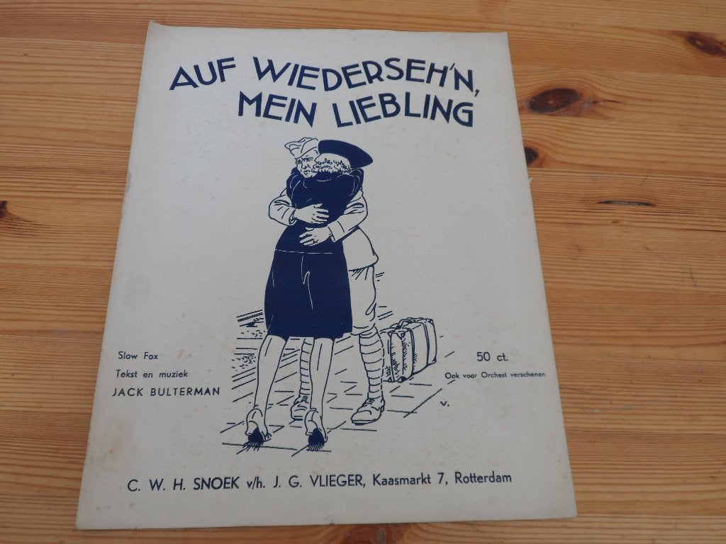 Auf wiederseh'n mein liebling - jack bulterman, Gebruikt, Gitaar, Ophalen of Verzenden, Artiest of Componist