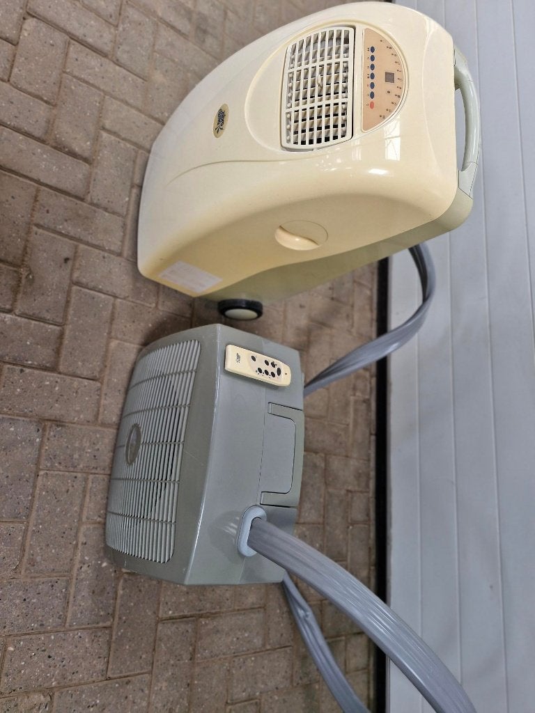Te koop mobiele airco, Ophalen, Gebruikt, Verwarmen, 3 snelheden of meer