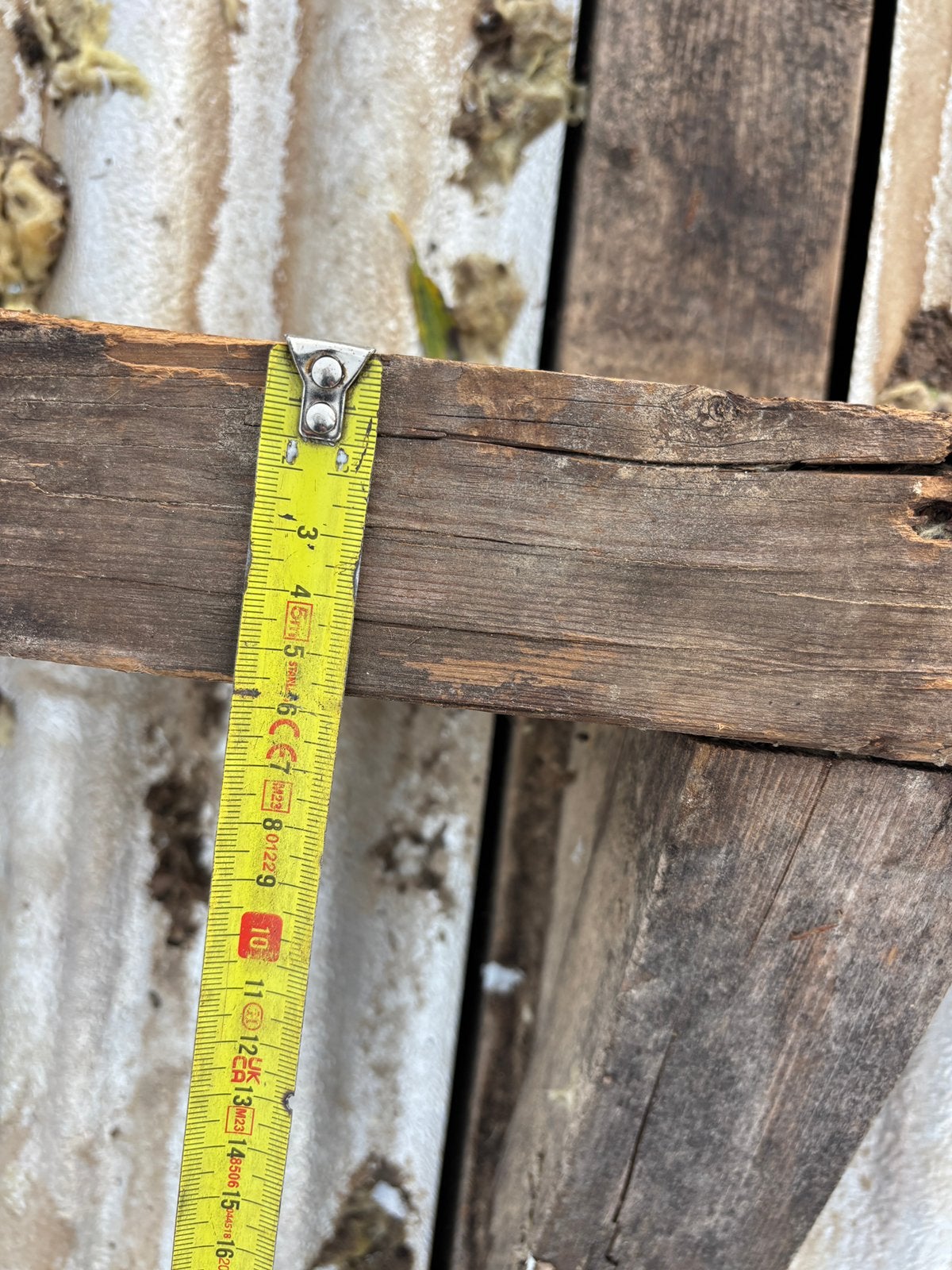 Houten gordingen, Ophalen, Steen of Klei, Zo goed als nieuw, 15 m² of meer