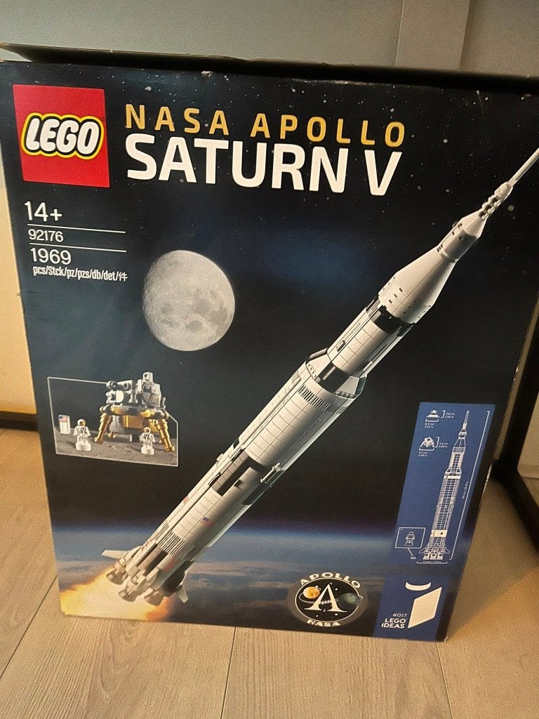 LegoNasa Apollo Saturn V - 92176, Ophalen, Minder dan 500 stukjes, Nieuw, Rubik's of 3D-puzzel