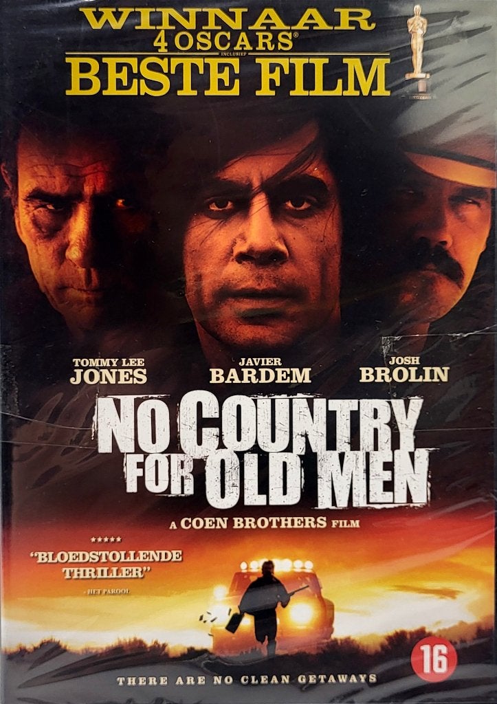 No Country for Old Men - DVD - Nieuw, Vanaf 16 jaar, Verzenden, Nieuw in verpakking, Actiethriller