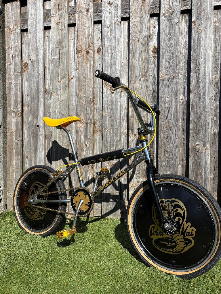 Retro BMX - Cobra Kai custom, Fietsen en Brommers, Ophalen, Staal, Schijfrem, 16 tot 20 inch