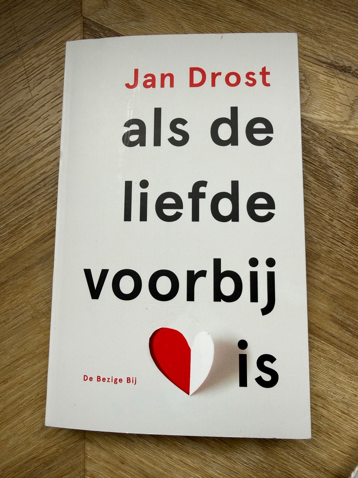 Als de liefde voorbij is - Jan Drost (2017), Ophalen of Verzenden, Zo goed als nieuw, Nederland