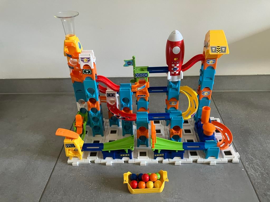 VTech Marble Rush Rocket Set - Zo goed als nieuw!, Ophalen of Verzenden, Zo goed als nieuw