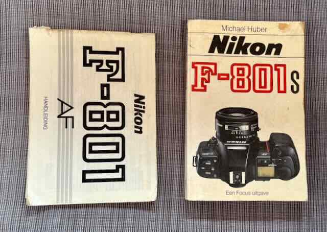 Nikon F801 manual, Audio, Tv en Foto, Fotocamera's Analoog, Ophalen of Verzenden, Gebruikt, Spiegelreflex, Nikon