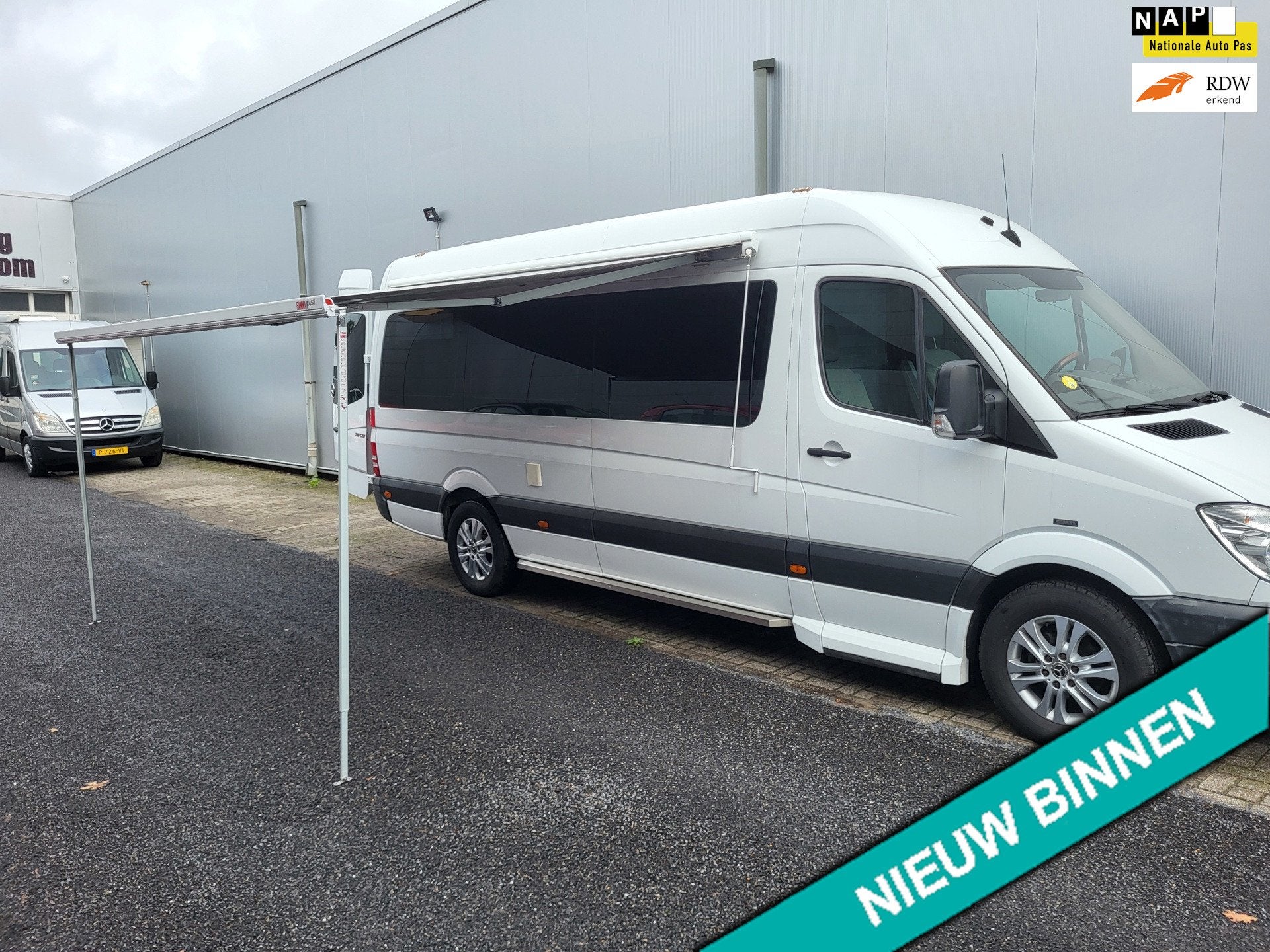 Mercedes-Benz SPRINTER 2.2 cdi Auto. LENGTEBEDDEN, Caravans en Kamperen, Automaat, Buscamper of Camperbus, Airconditioning, Bedrijf