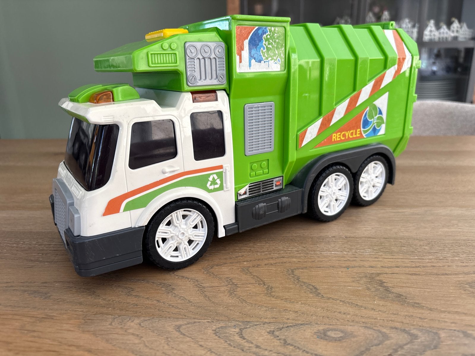 Dickie Toys Vuilniswagen / Recycling Truck (Defect), Ophalen of Verzenden, Gebruikt