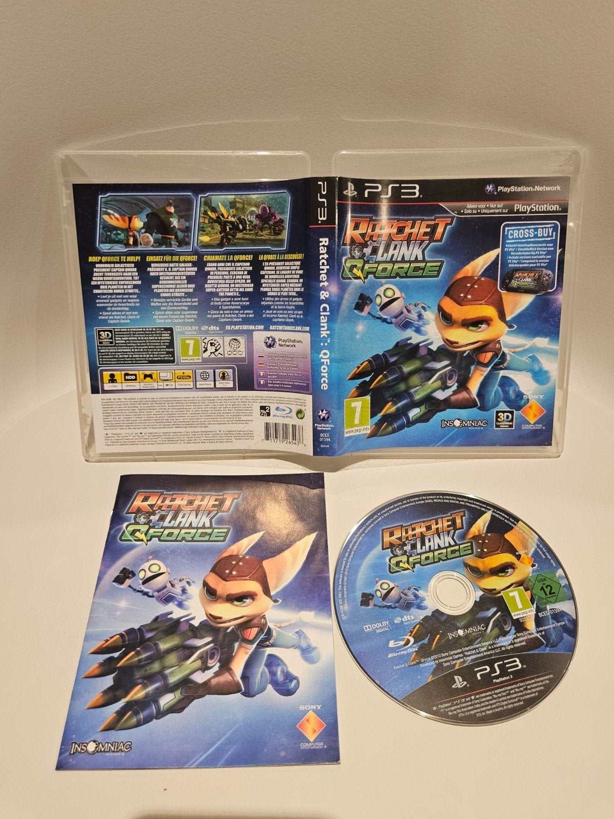 Ratchet Clank QForce PS3, Avontuur en Actie, 1 speler, Ophalen of Verzenden, Zo goed als nieuw