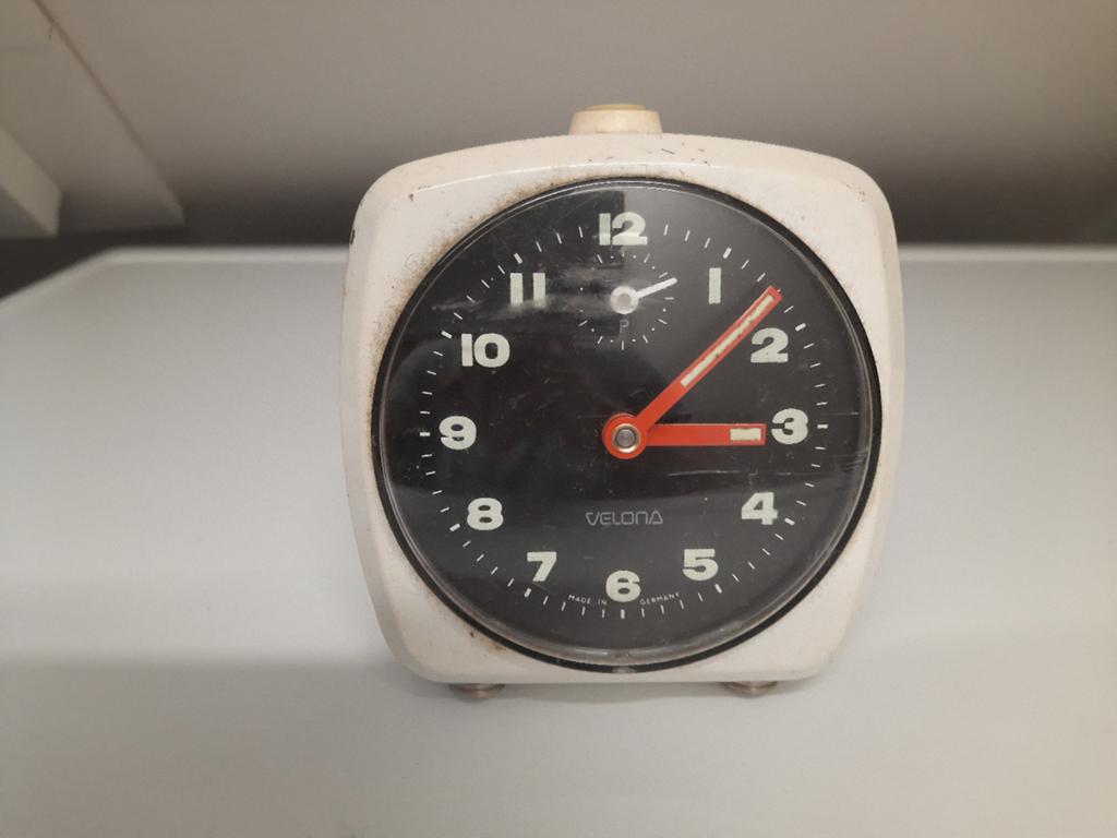 Vintage Velona Wekker - Retro Design, Ophalen of Verzenden