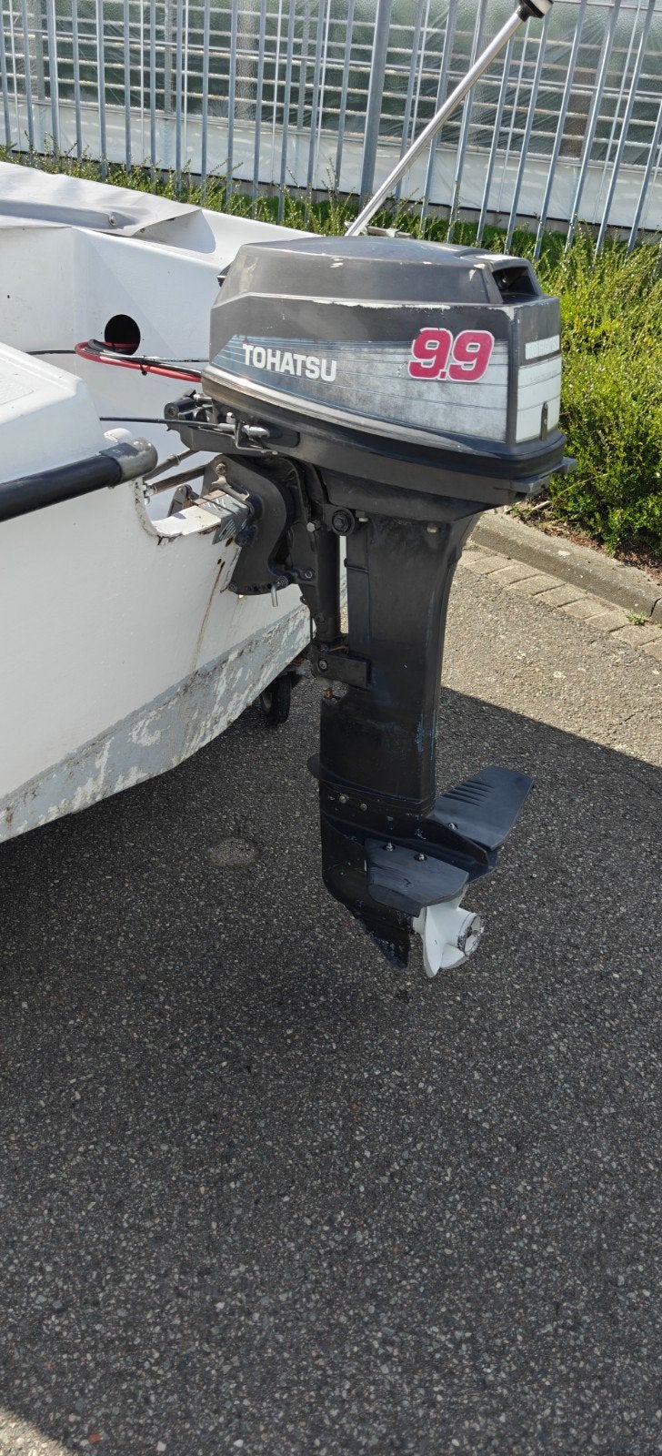 Foto 4 van leuk speedbootje, tourbootje met 9,9pk Tohatsu elektrische
