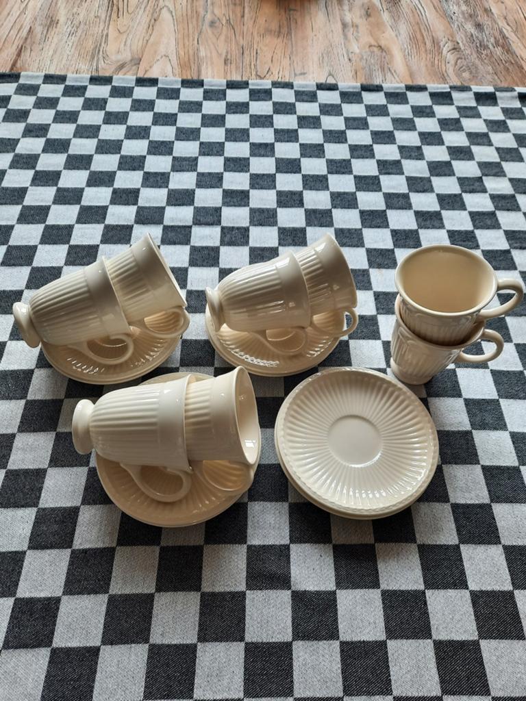 Wedgwood Edme koffie/espresso kopjes, Ophalen of Verzenden, Zo goed als nieuw, Wedgwood, Kop(pen) en/of Schotel(s)