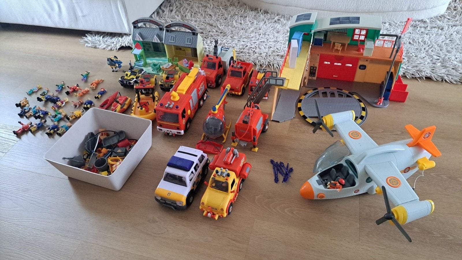 Grote Brandweerman Sam Speelgoed Collectie, Ophalen, Gebruikt, Jongen of Meisje