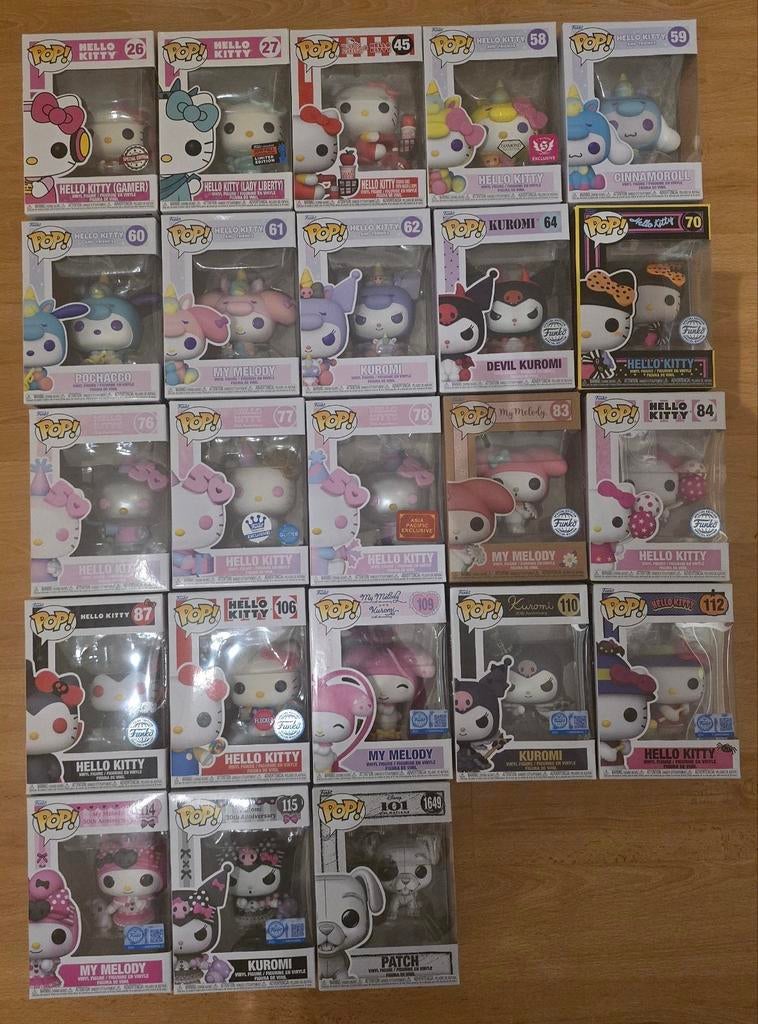 Grote collectie Funko Pop! Hello Kitty & Friends, Ophalen of Verzenden, Nieuw