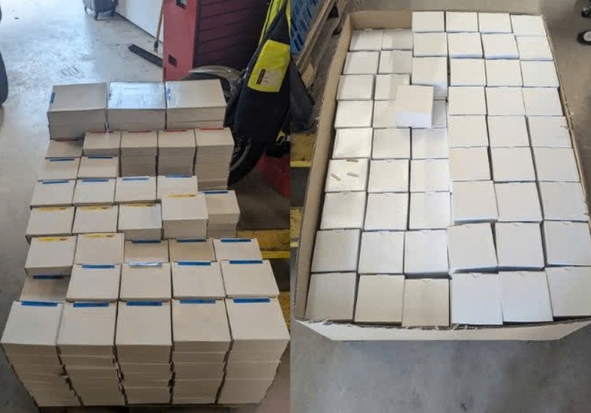 restpartij afbraam- en doorslijpschijven, Ophalen, Nieuw, Minder dan 700 watt, Haakse handslijpmachine