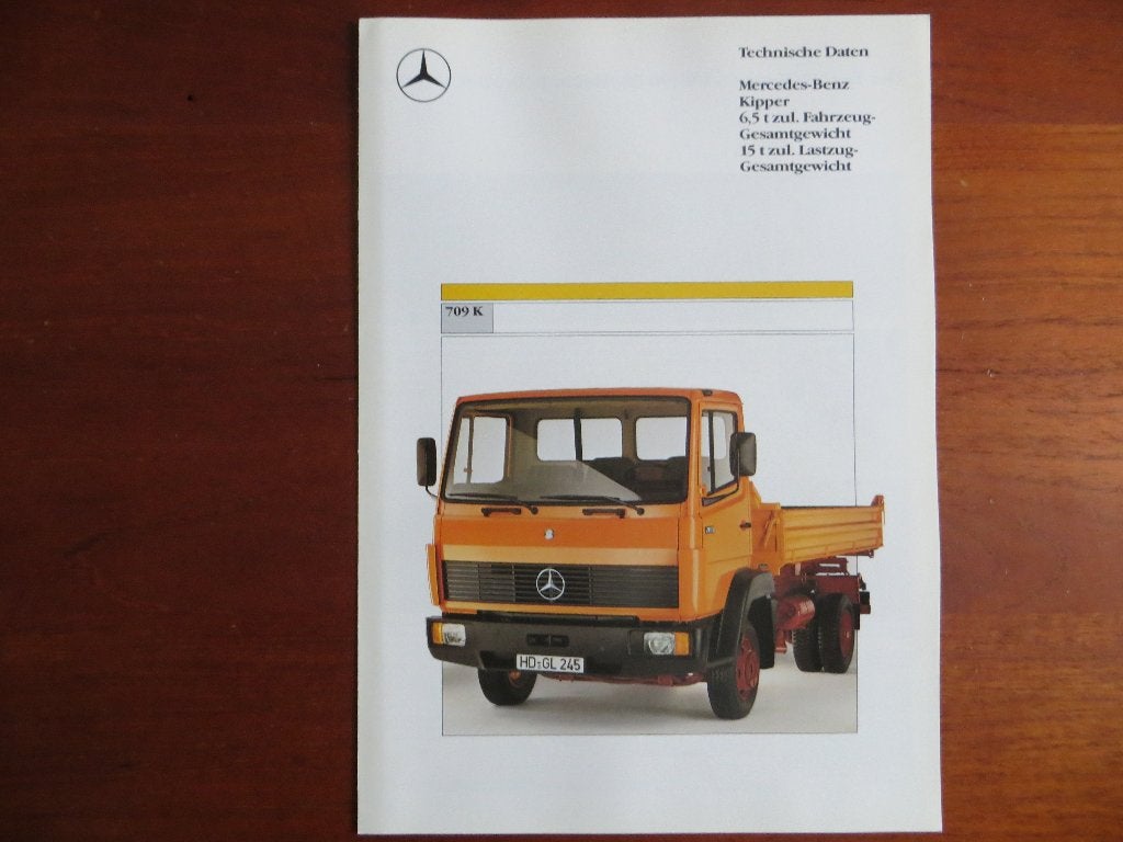 Mercedes-Benz Kipper 6,5 t (mei 1989), Ophalen of Verzenden, Nieuw, Mercedes