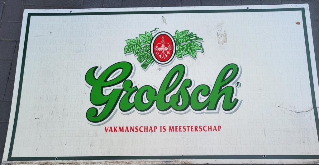 Grolsch plaat., Ophalen
