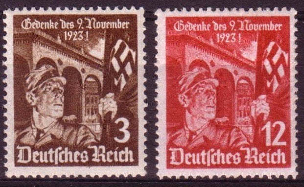 Duitse Zegels uit 1935 "SA" (DR 598-599) - 01, Verzamelen, Ophalen of Verzenden, Overige soorten, Duitsland