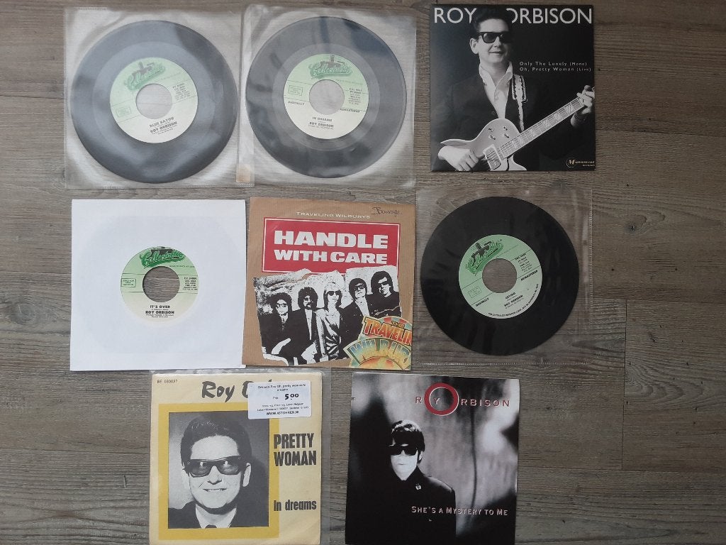 Singels Roy Orbison 8 stuks, Ophalen of Verzenden, Gebruikt, Overige formaten, Classic Rock