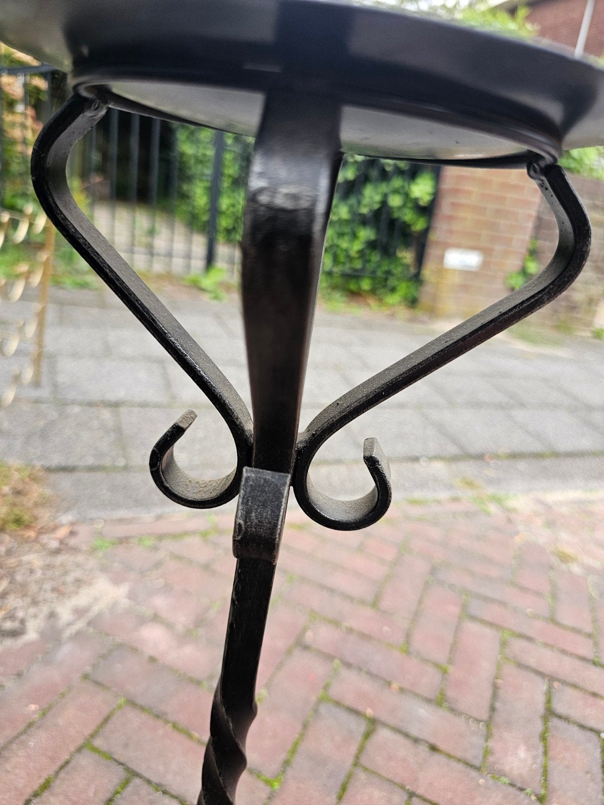 Smeedijzeren kandelaar, vloerkandelaar, Ophalen of Verzenden