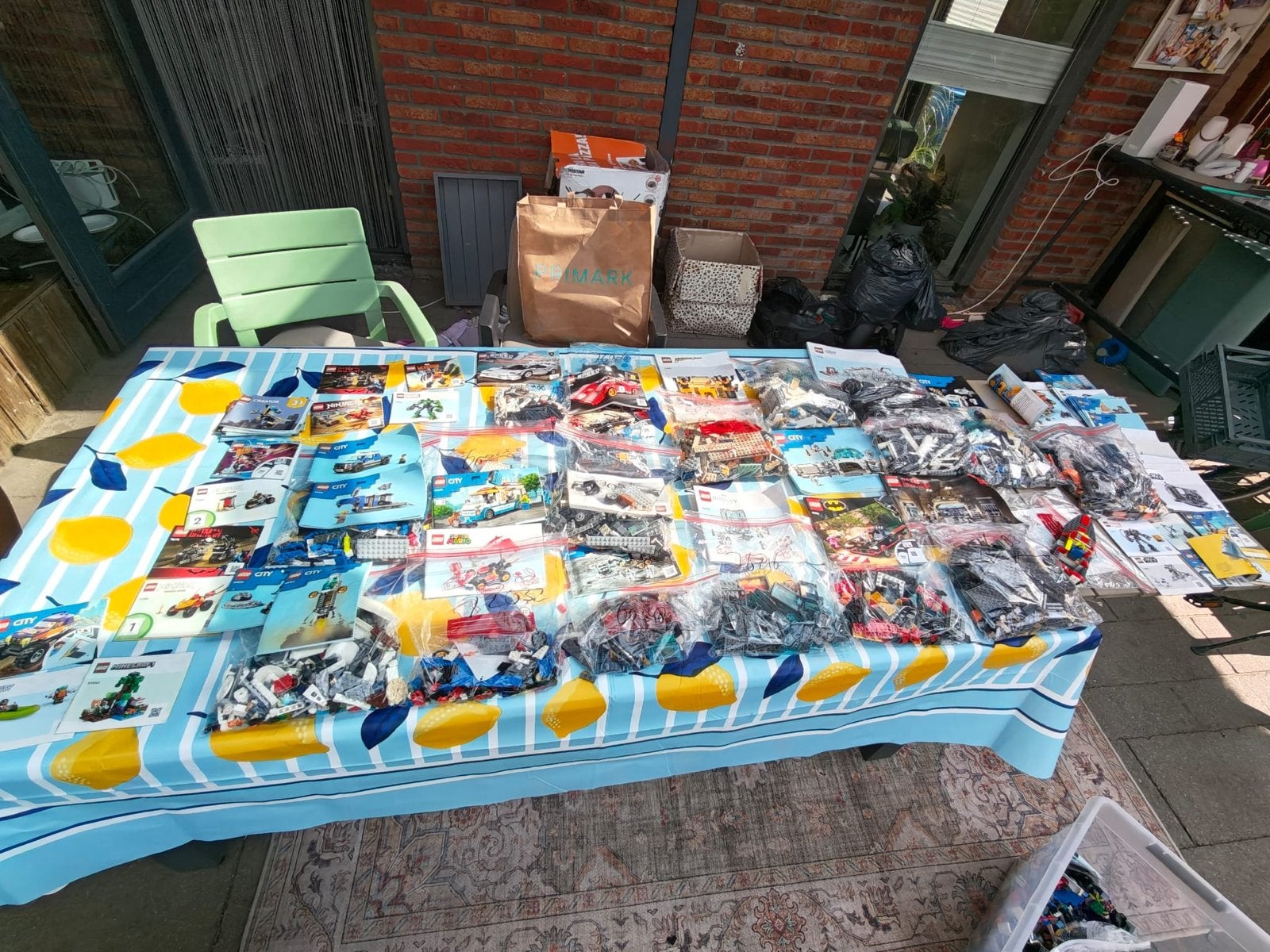 Grote partij Lego sets en losse stenen, Gebruikt, Lego, Ophalen of Verzenden, Complete set