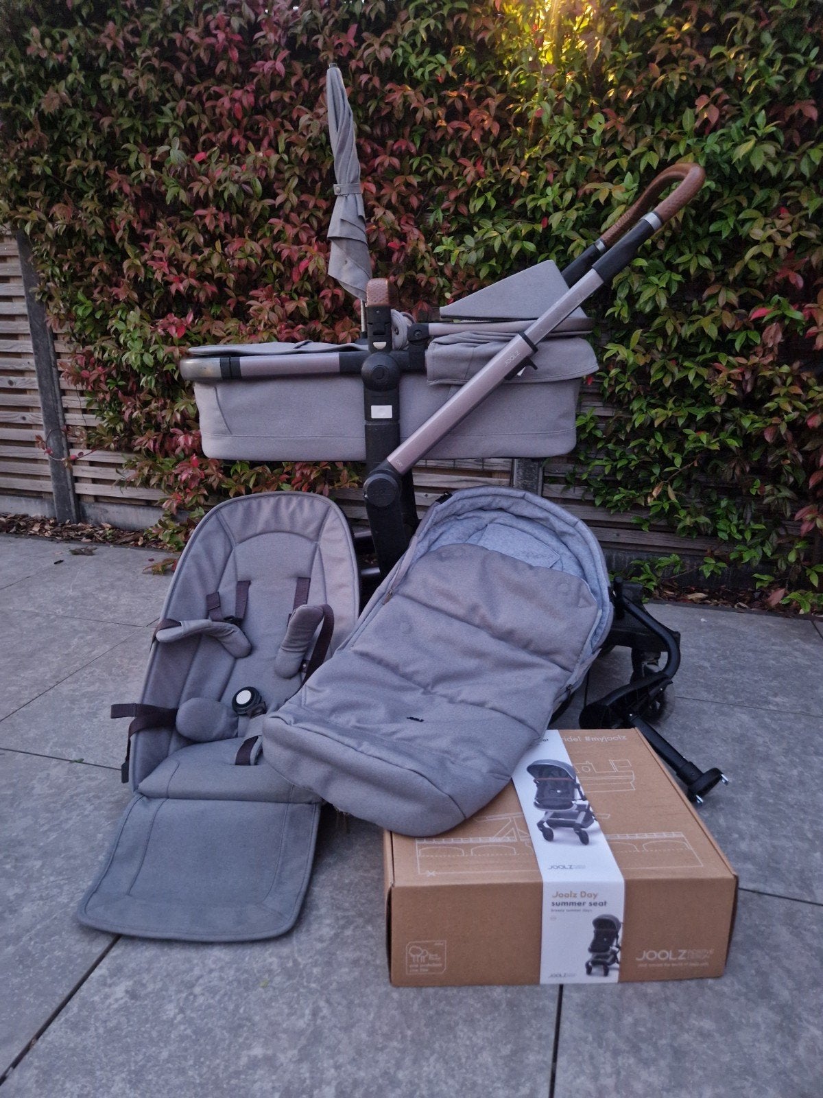 joolz day+ kinderwagen incl summer seat, voetenzak, paraso, Gebruikt, Combiwagen, Met reiswieg, Ophalen