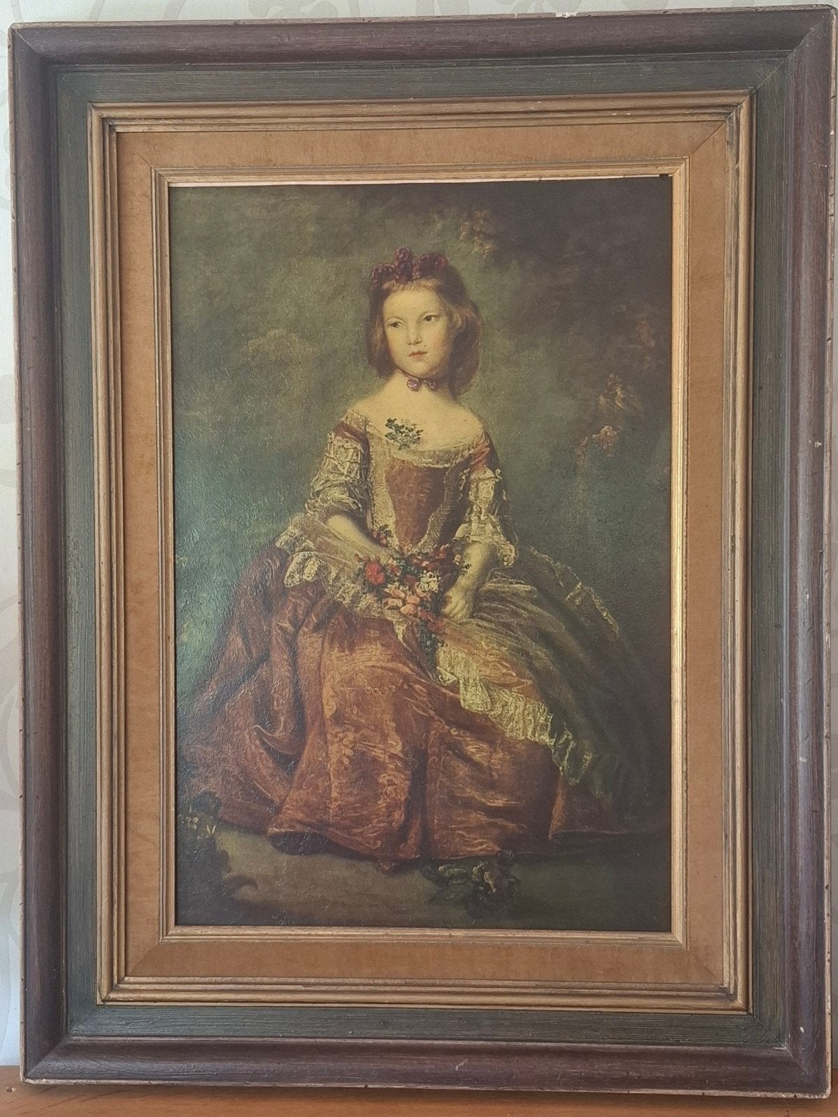 Reproductie Lady Elizabeth Hamilton - Olieverf op doek, Antiek en Kunst, Ophalen of Verzenden