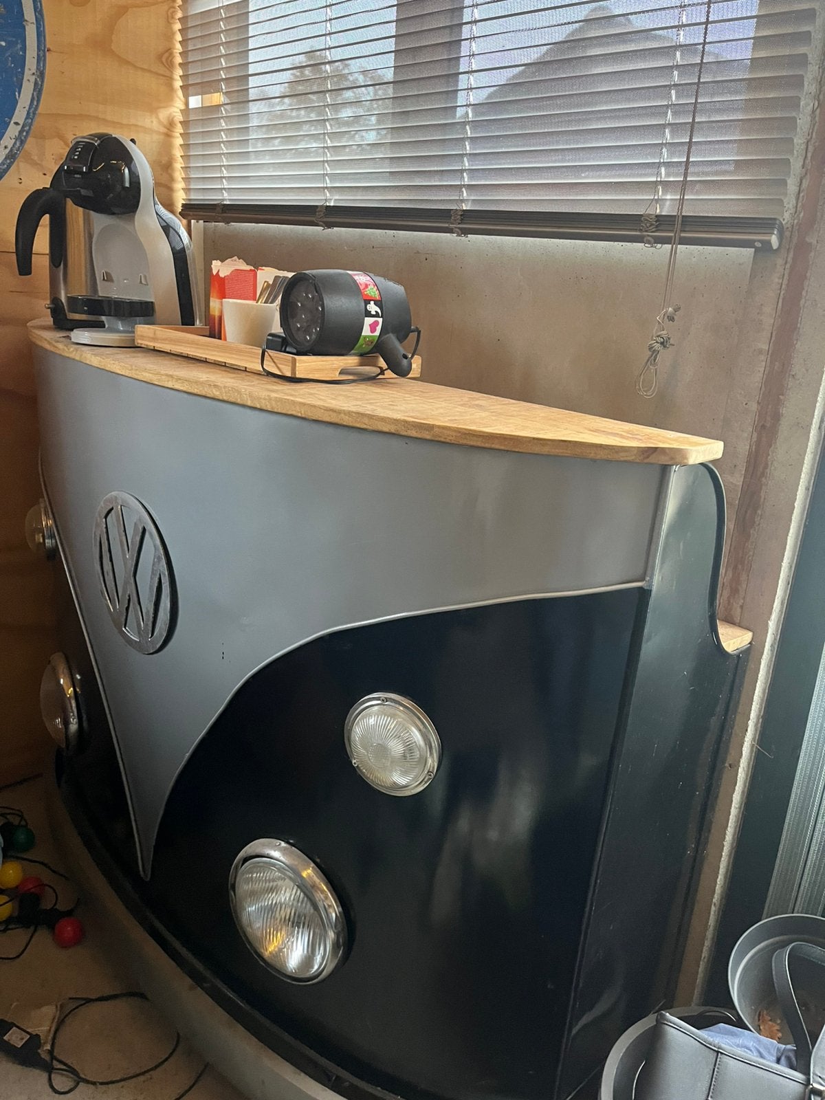 Vw bar, Ophalen, Gebruikt