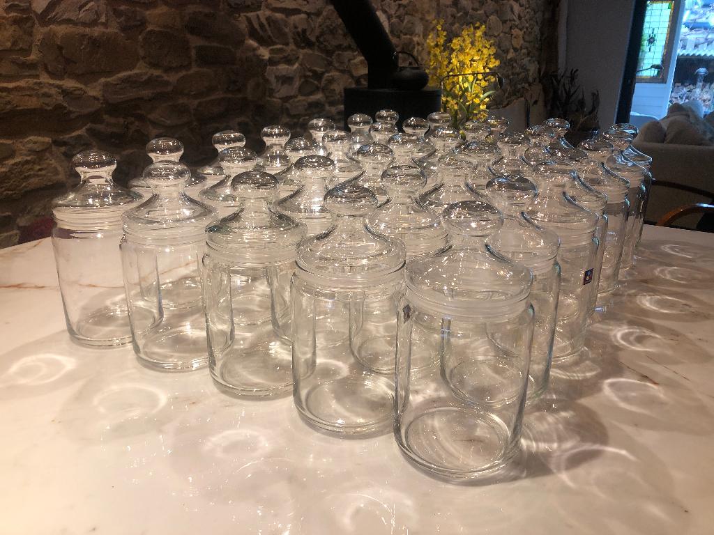 Luminarc voorraadpotten 1 liter 35 stuks., Ophalen, Overige typen, Overige stijlen, Glas